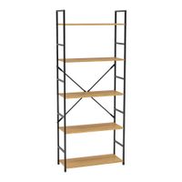 Repisa Joel M+Design 58x24x144cm Negro Natural