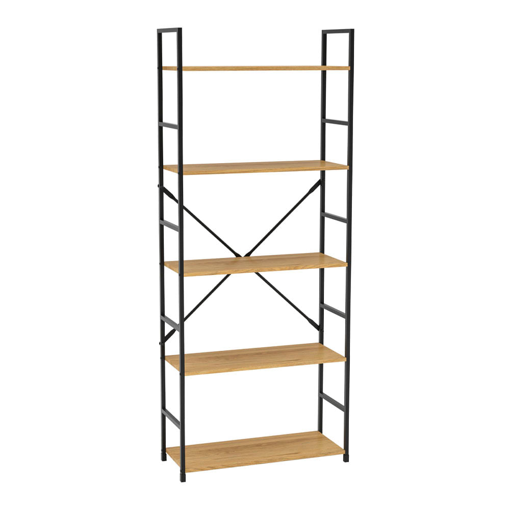 Repisa Joel M+Design 58x24x144cm Negro Natural