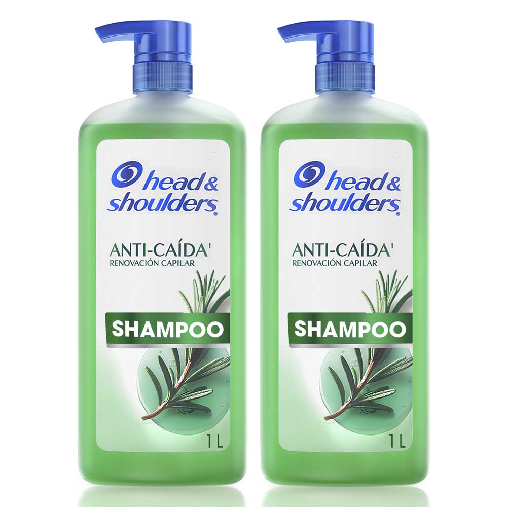 Twopack Shampoo Head & Shoulders Anti Caída 1L