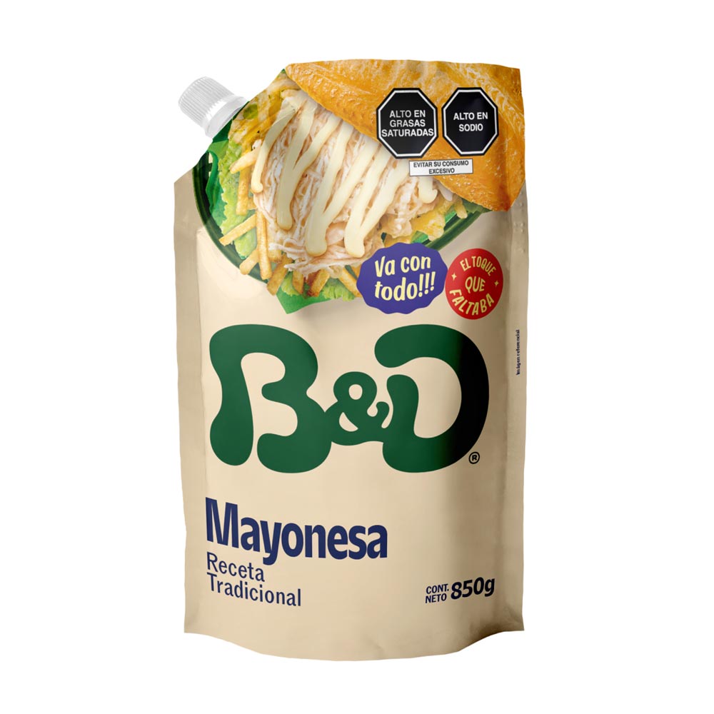 Mayonesa B&D 850g