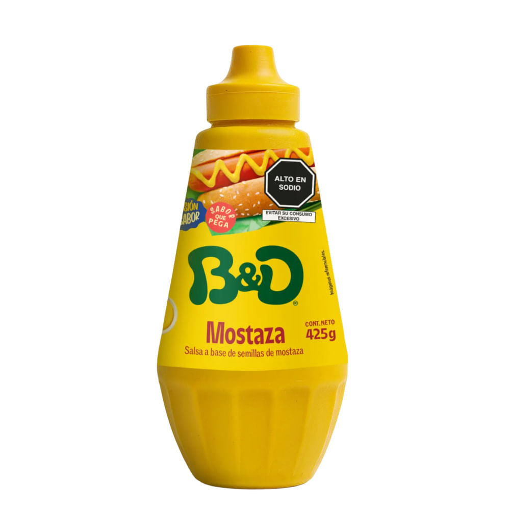 Mostaza B&D 425g