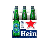 Sixpack Cerveza Sin Alcohol Heineken 0.0% Botella 330ml