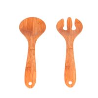 Set Servir Krea Melamina Madera 2 Piezas
