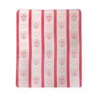 Manta Polar Cuadritos Rosa