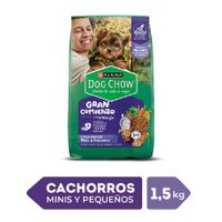 Alimento Seco Dog Chow Cachorro Minis y Pequeños 1.5Kg