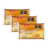 Sixpack x3 Galleta Tentación Vainilla 43g