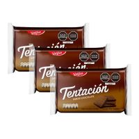 Sixpack x3 Galleta Tentación Chocolate 43g