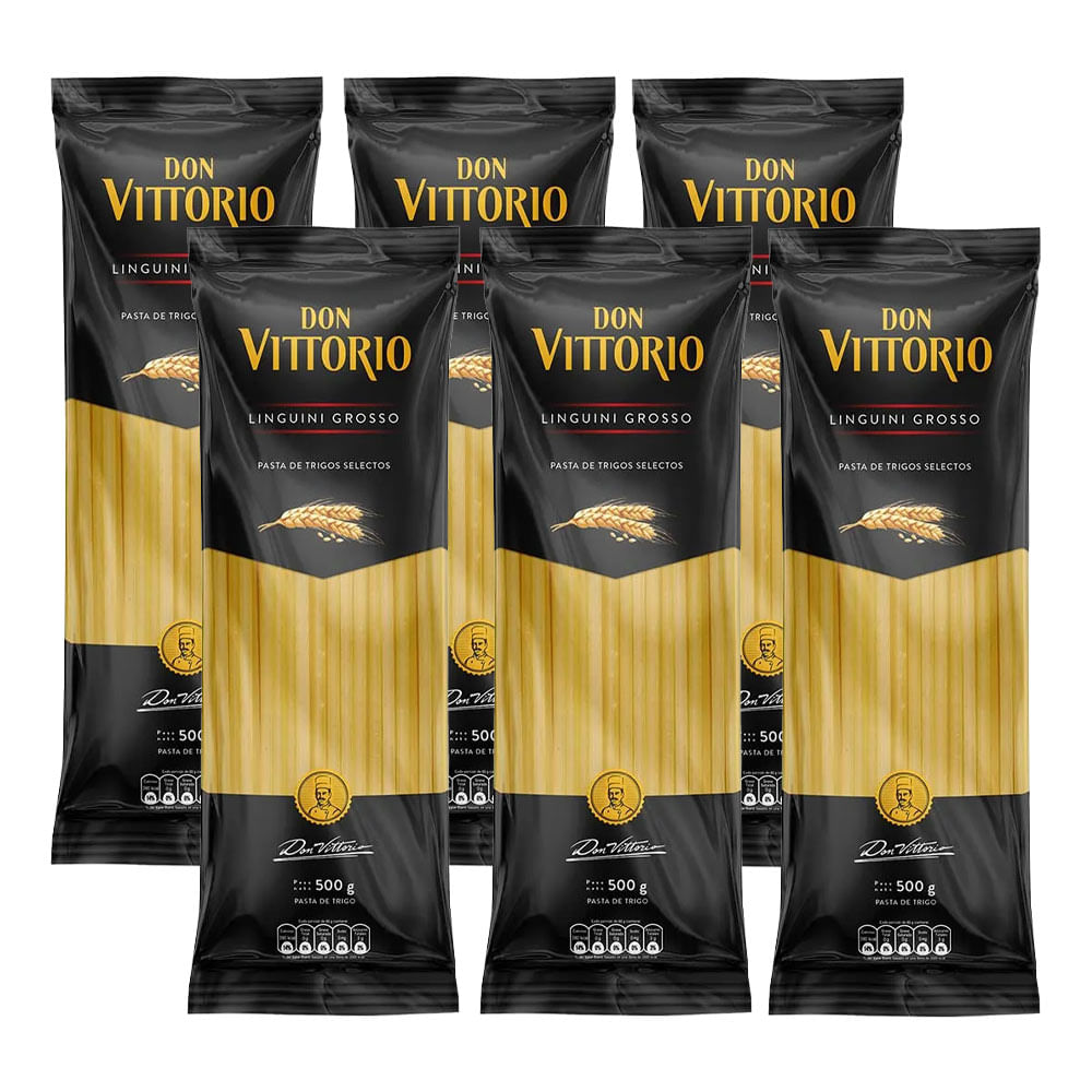 Sixpack Linguini Grosso Don Vittorio 500g