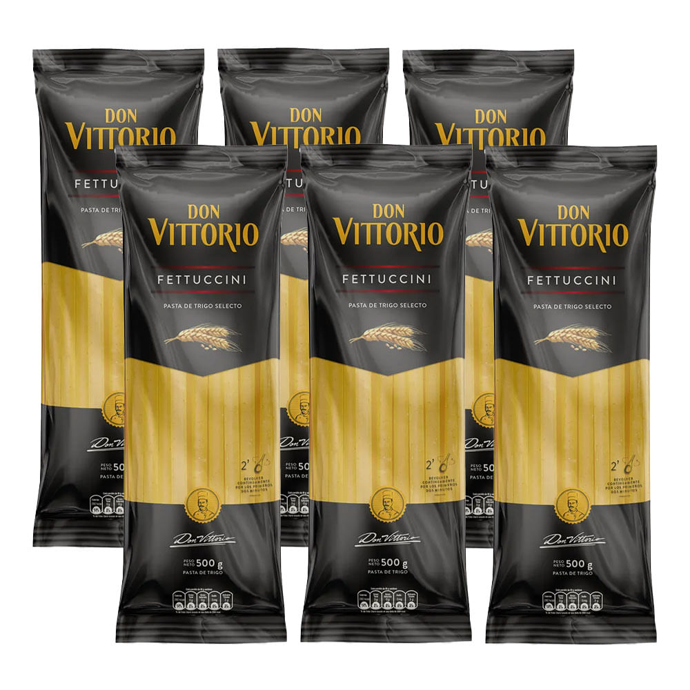 Sixpack Fettuccini Don Vittorio 500g