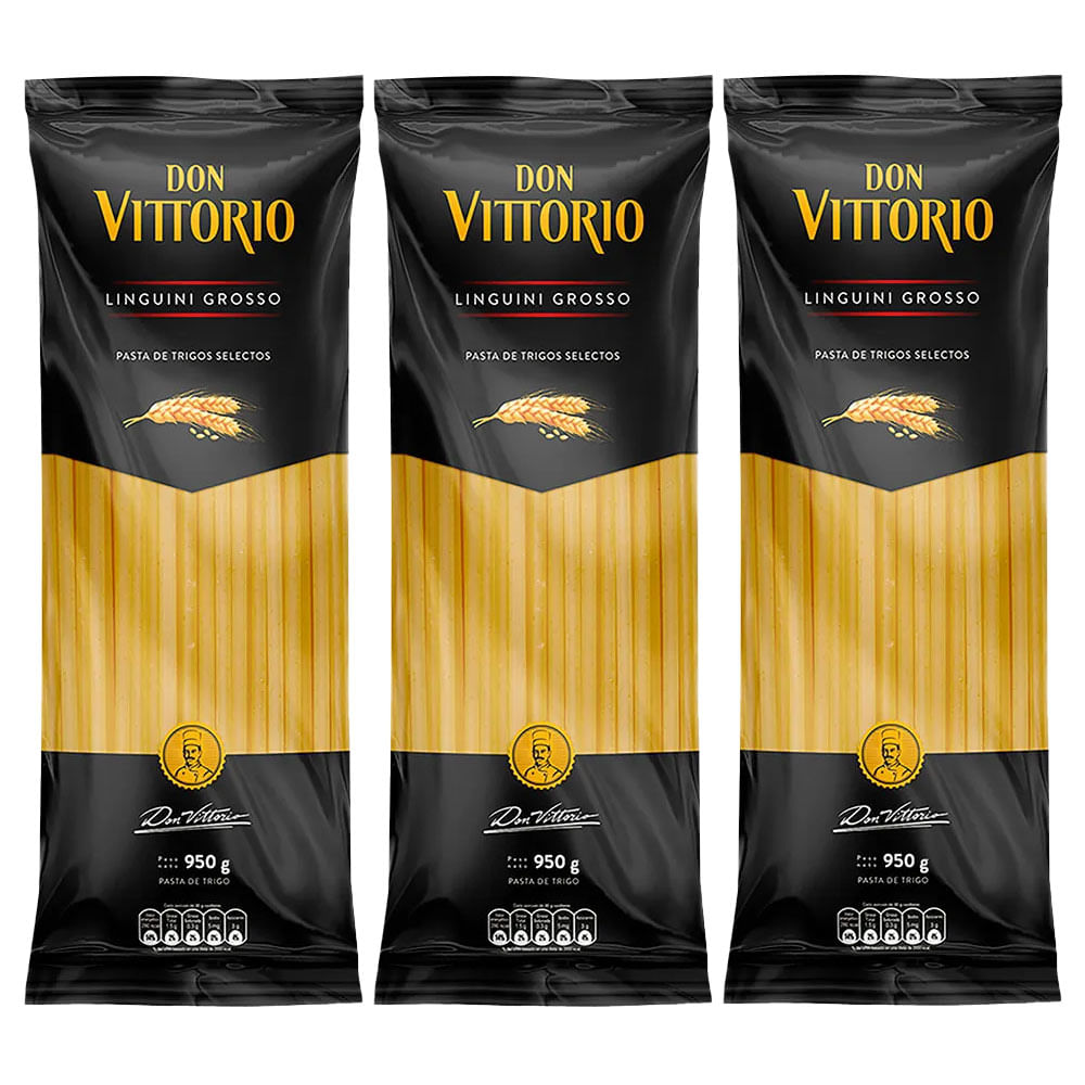Tripack Linguini Grosso Don Vittorio 950g