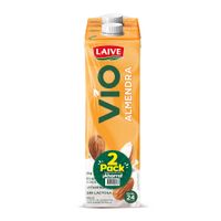 Twopack Bebida de Almendra Laive Vio Sabor Vainilla Caja 946ml