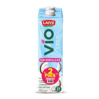 Twopack Bebida de Coco Laive Vio Sin Endulzar Caja 946ml