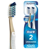Cepillo de Dientes Oral-B 7 Beneficios Suave 2un