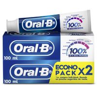 Twopack Pasta Dental Oral-B 100% de tu Boca Cuidada 100ml