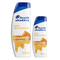 Pack Shampoo H&S Anti Resequedad Nutrición: 375ml + 180ml