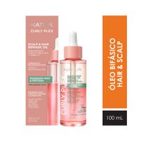 Óleo Bifásico Kativa Curly Plex Rosemary-Mint 100ml