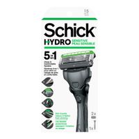 Máquina de Afeitar Schick Hydro Sensitive + 2un Repuesto