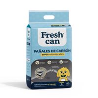 Pañales de Piso Fresh Can Carbon 40un