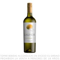 Vino Blanco Chardonnay La Linda Botella 750ml