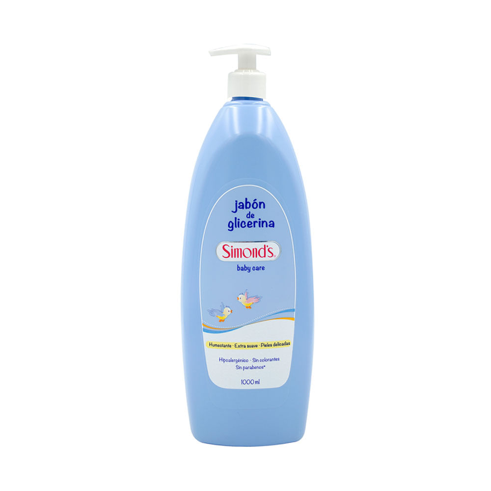 Jabón de Glicerina Simond's Humectante Extra Suave Botella 1 L