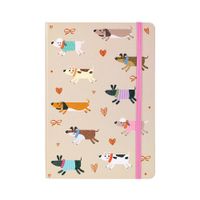 Libreta Artesco Glitter con Liga Puppylove