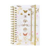 Libreta Anillada Artesco con Liga Ambar