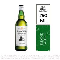 Whisky Black & White Botella 750ml