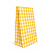 BOLSA DE PAPEL #6 CON IMP AMARRILLO X10