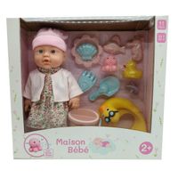 Muñeca de Cuerpo Rígido Mother Love 11 accesorios 31cm