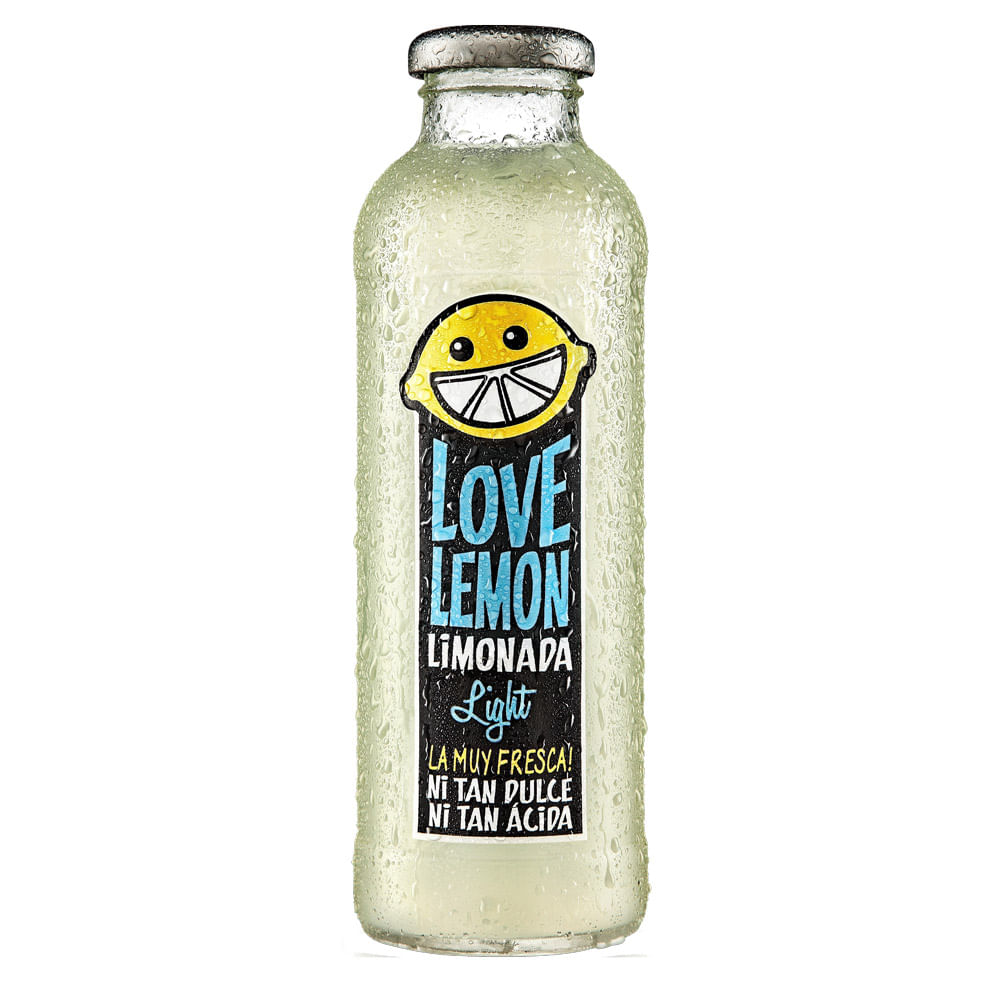 Limonada Love Lemon Light Botella 475ml