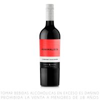 Vino Tinto Cabernet Sauvignon Minimalista Botella 750ml