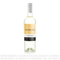 Vino Blanco Pinot Grigio Minimalista Botella 750ml