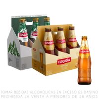 Sixpack Cusqueña Dorada 310ml + Sixpack Cusqueña Trigo Cero 310ml