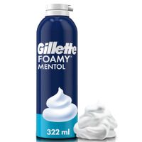 Espuma de Afeitar Gillette Foamy Mentol 322ml