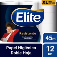 Papel Higiénico Elite Resistente XL 12un