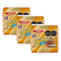 Sixpack x3 Galletas Glacitas Toffee 32g