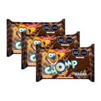 Sixpack x3 Galletas Chomp Chocolate 42g