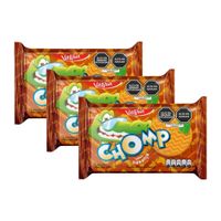 Sixpack x3 Galletas Chomp Naranja 42g
