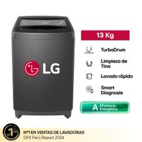 Lavadora LG WT13BVTB 13Kg Turbodrum Negro Claro