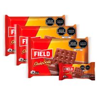 Pack x3 Sixpack Galletas ChokoSoda 36g