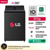 Lavadora LG WT20OBTX Inteligencia Artificial