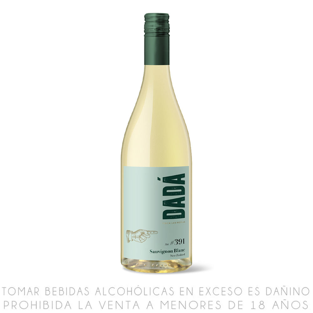 Vino Blanco Sauvignon Blanc Dadá Botella 750ml