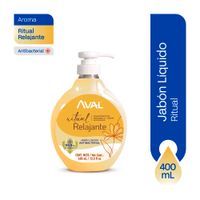 Jabón Líquido Antibacterial Aval Ritual Relajante 400ml