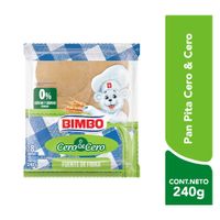 Pan Pita Bimbo Cero Cero 240g