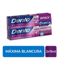 Twopack Dento Máxima Blancura 75ml