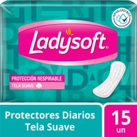 Protectores Diarios Ladysoft Clásicos 15un