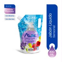 Jabón Líquido de Tocador Aval Lavanda Francesa 800ml