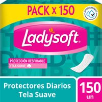 Protectores Diarios Ladysoft Tela Suave 150un