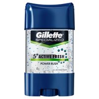 Gel Antitranspirante Gillette Specialized Power Rush 82g