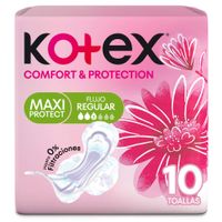 Toallas Higiénicas Kotex Maxi Protect 10un